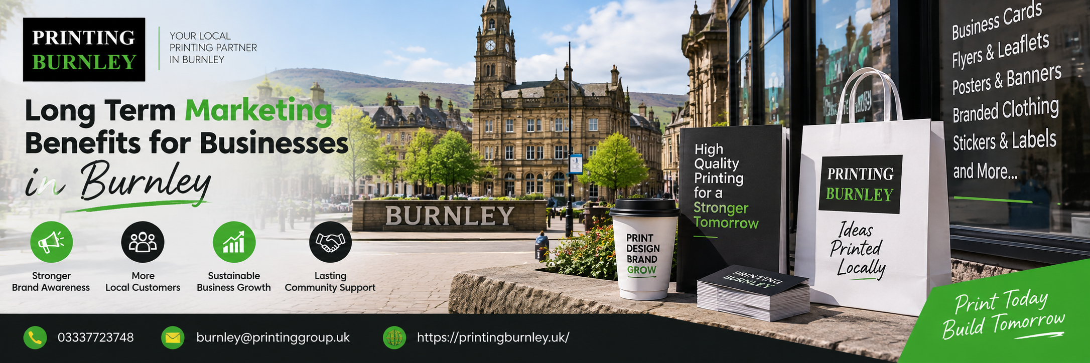 Long Term Marketing Benefits for Businesses in Burnley